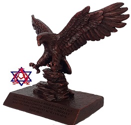 Figura decorativa águila Isaías 40:31 Mediana en Librería Alfa y Omega